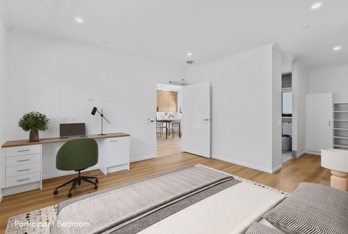 Villa master bedroom — alternate angle