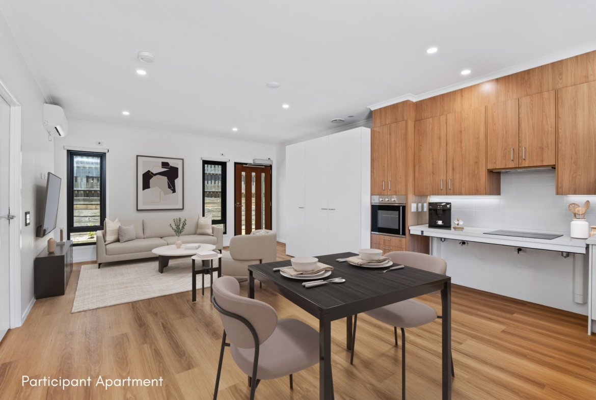 Villa dining and kitchen area